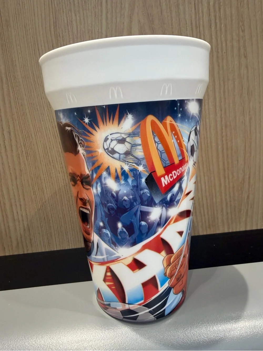 McDonalds David Beckham 2026 FIFA World Cup Plastic Souvenir Cup Collectible